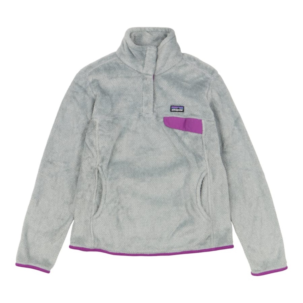 Patagonia re-tool snap-t pullover tailored grey nickel Ikat purple size L